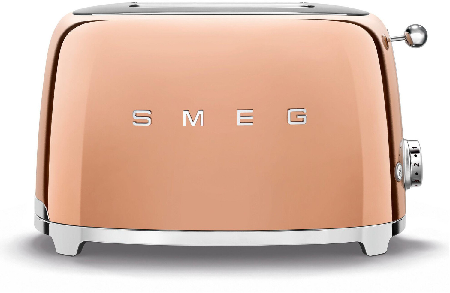 توستر اسمگ ایتالیا مدل SMEG TSF01RGEU | دو شیار کوتاه | رنگ گلبهی | طراحی کلاسیک و عملکرد دقیق